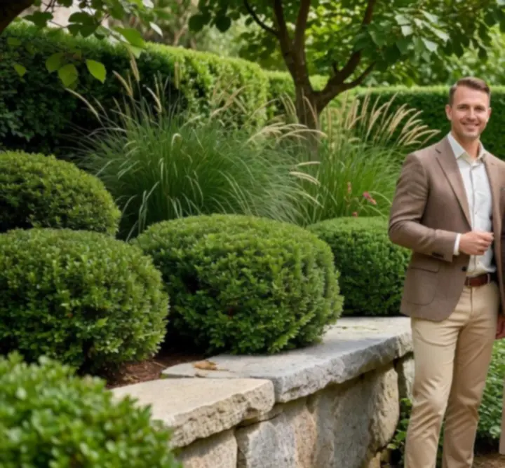 Zespół liderski OgrodoMetria w trakcie projektowania ogrodu